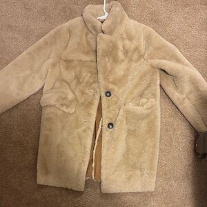 Zara Kids Tan faux fur